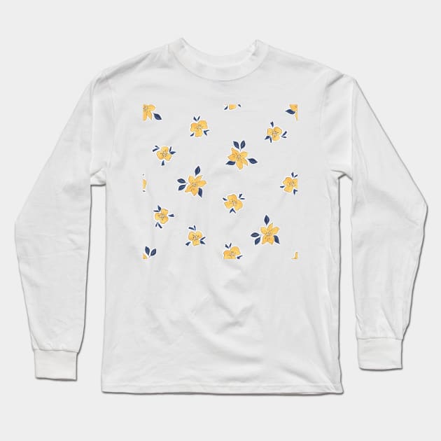 Summer Flowers Long Sleeve T-Shirt by NJORDUR